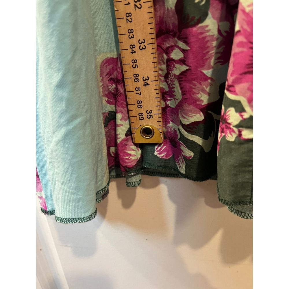 Patagonia Womens Sundress Organic Cotton Tencel Floral Blue S - Picture 6 of 7